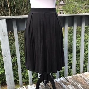 Lularoe black knee length skirt